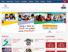 Tablet Screenshot of escolasalesiana.com.br